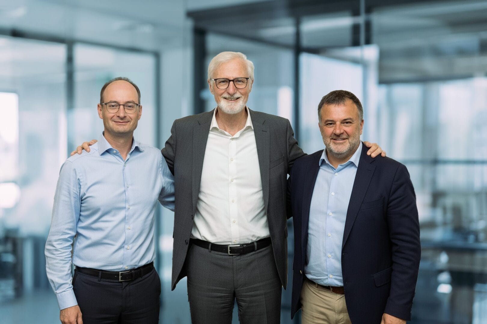 Michel Perrinet,Thierry Polack et Michel Rouchy